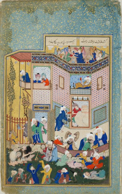 Allegorie der Trunkenheit von Sultan Muhammad